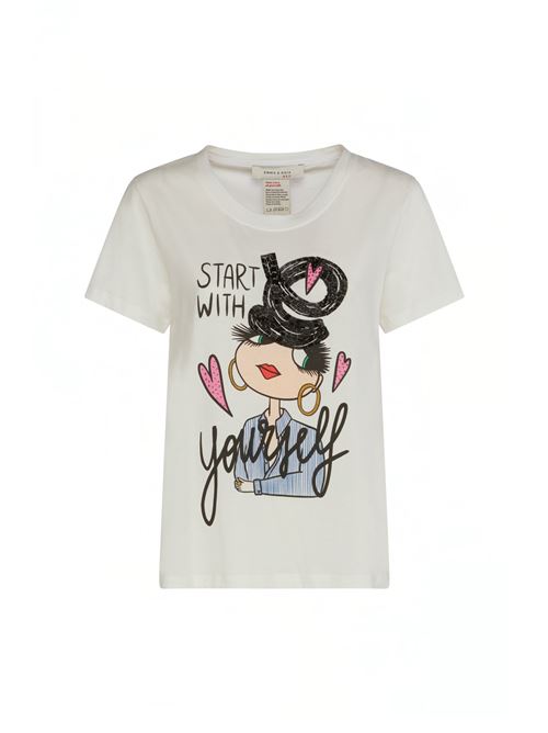 t-shirt start with yoursel EMMA & GAIA | 34RT1010